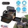 Expandable Pet Carrier Airline Approved Cat Dog Carrier Cat Collapsible Soft CarrierÂ Bag with Removable Fleece Pad Pockets Breathable Mesh Adjustable